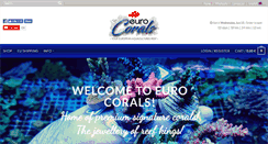 Desktop Screenshot of eurocorals.com