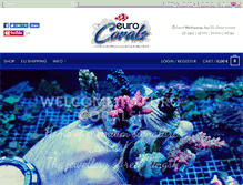 Tablet Screenshot of eurocorals.com